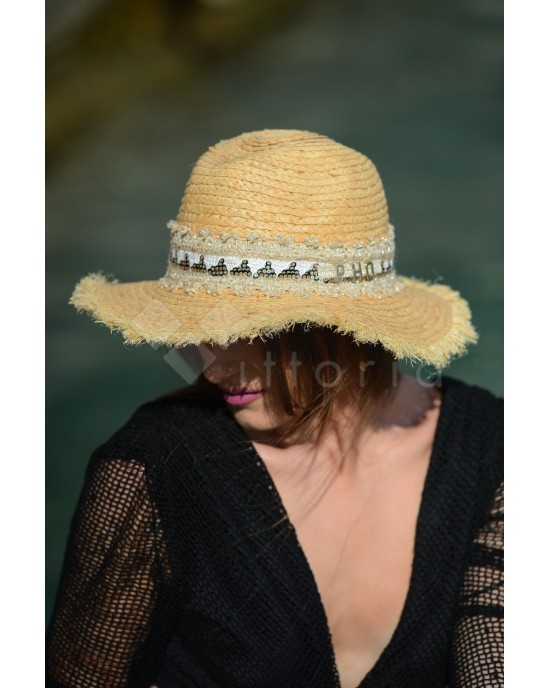 PHO Firenze Bianco Oro Καπέλο