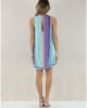 Pho Mosaic Flared Short Φόρεμα
