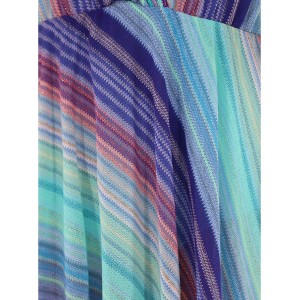 Pho Rainbow Split Jacquard Maxi Φόρεμα
