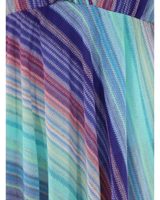 Pho Rainbow Split Jacquard Maxi Φόρεμα