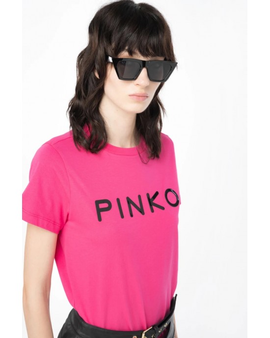 Pinko Start T-Shirt Stampa PINKO Pink Μπλούζα