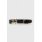 Pinko Chaval H4 Black Δερμάτινη Ζώνη