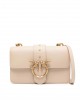 Pinko Love One Mini Simply Beige Leather Τσάντα