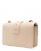 Pinko Love One Mini Simply Beige Leather Τσάντα