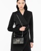 Pinko Love One Mini Simply Black Leather Τσάντα