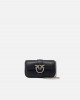 Pinko Love One Pocket Simply Black Leather Τσάντα