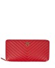 Pinko Ryder Zip-around Chevron Red Πορτοφόλι