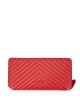 Pinko Ryder Zip-around Chevron Red Πορτοφόλι