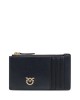 Pinko Airone Cardholder Black Leather Πορτοφόλι