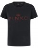 Pinko Bussolotto T-shirt Black/Bordeaux Μπλούζα