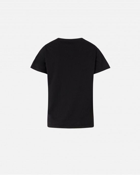 Pinko Basico T-Shirt Mini Logo Black Μπλούζα