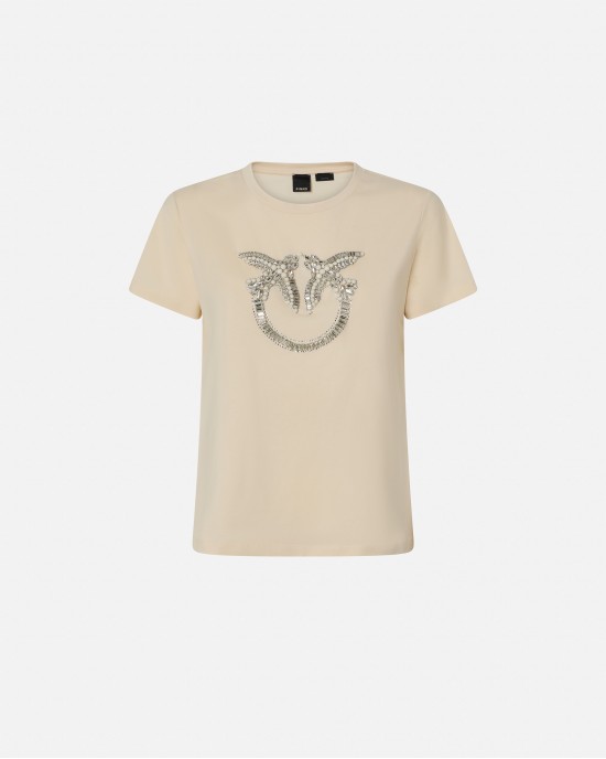 Pinko Quentin T-shirt White Μπλούζα