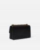 Pinko Love One Classic Simply Black Leather Τσάντα