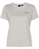 Pinko Nambrone T-shirt Bejewelled Love Birds Embroidery Grey Μπλούζα