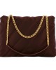 Pinko Love Puff Extra Quilted Nylon Recycled Brown Τσάντα