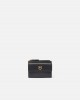 Pinko Compact Small Black Leather Πορτοφόλι