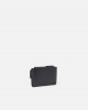 Pinko Compact Small Black Leather Πορτοφόλι