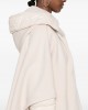 Pinko Medaglia Wool Poncho Beige Παλτό