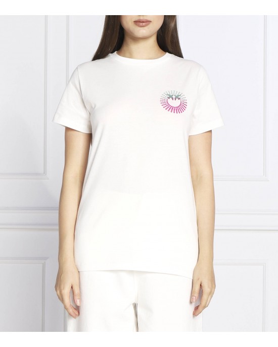 Pinko Acquasparta 5 T-shirt White Μπλούζα