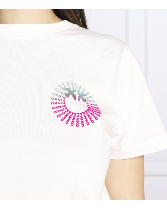 Pinko Acquasparta 5 T-shirt White Μπλούζα