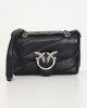 Pinko Puff Baby Maxi Quilt Black Leather Τσάντα Pinko Puff Baby Maxi Quilt Black Leather Τσάντα