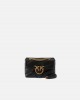 Pinko Puff Baby Maxi Quilt Black Leather Τσάντα