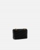 Pinko Puff Baby Maxi Quilt Black Leather Τσάντα