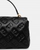 Pinko Love Lady Puff Classic In Branded Nappa Leather Black Τσάντα Pinko Love Lady Puff Classic In Branded Nappa Leather Black Τσάντα