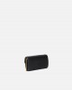 Pinko Love Bag One Wallet Chevron Black Leather Τσάντα