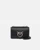 Pinko Love One Mini Simply Black Leather Τσάντα Pinko Love One Mini Simply Black Leather Τσάντα
