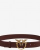 Pinko Love Berry H3 Brown Leather Ζώνη