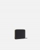 Pinko Tailor Square Zip-Around Black Leather Πορτοφόλι