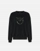 Pinko Nelly Crew-Νeck Black Φούτερ