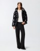 Pinko Eleodoro Caban Crystal Nylon Black Μπουφάν Με Κουκούλα Pinko Eleodoro Caban Crystal Nylon Black Μπουφάν Με Κουκούλα