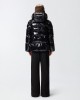 Pinko Eleodoro Caban Crystal Nylon Black Μπουφάν Με Κουκούλα Pinko Eleodoro Caban Crystal Nylon Black Μπουφάν Με Κουκούλα