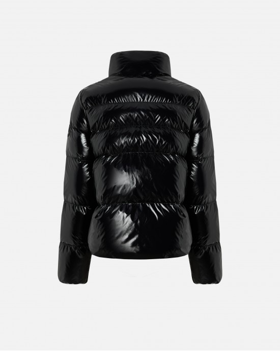 Pinko Micro Caban Crystal Nylon Black Μπουφάν
