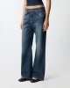 Pinko Wanda Wide Leg Soft Denim Παντελόνι