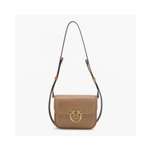 Pinko Love Box Square In Nappa Leather Beige Τσάντα Pinko Love Box Square In Nappa Leather Beige Τσάντα