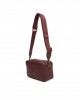 Pinko Carrie Camera Classic Bordeaux Leather Τσάντα