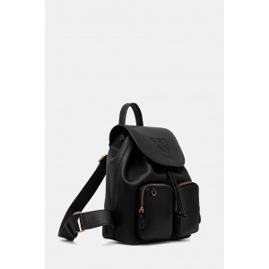 Pinko Carrie Backpack Black Leather Τσάντα