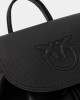 Pinko Carrie Backpack Black Leather Τσάντα