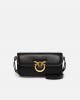 Pinko Small Love Bag Box Crossbody Bag In Nappa Leather Black Τσάντα