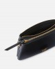 Pinko Double Mini Black Leather Τσάντα Pinko Double Mini Black Leather Τσάντα