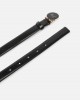 Pinko Round Enamel H2 Black Leather Ζώνη Pinko Round Enamel H2 Black Leather Ζώνη