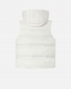 Pinko Ginger Gilet Padded Puffer White Γιλέκο