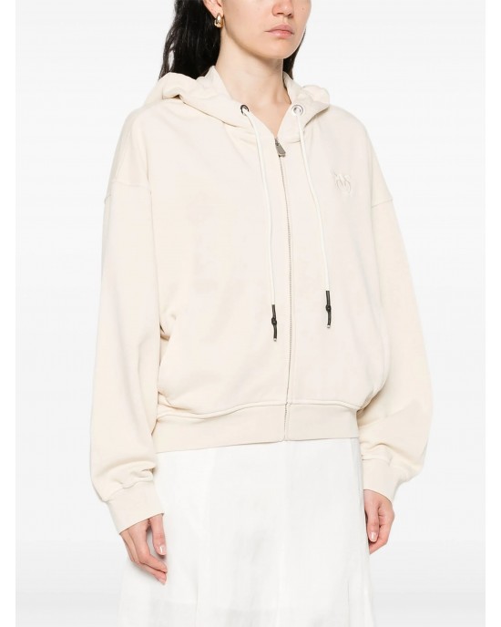 Pinko Malizioso White Ζακέτα Φούτερ