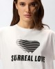 Pinko Strepitoso T-shirt With Print White Μπλούζα
