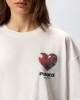 Pinko Utile T-shirt With Print White Μπλούζα