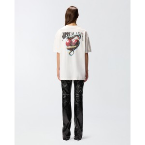 Pinko Utile T-shirt With Print White Μπλούζα