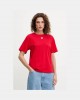 Pinko Tortino T-shirt With Heart Embroidery Red Μπλούζα